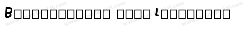 BahnschriftS SemiLig字体转换